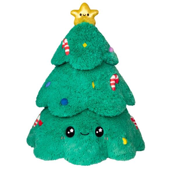 SQUISHABLE NWT Christmas Tree 10" Plush Mini Holiday Soft Stuffed Toy Pillow NEW - Picture 1 of 8